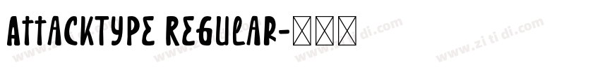 AttackType Regular字体转换